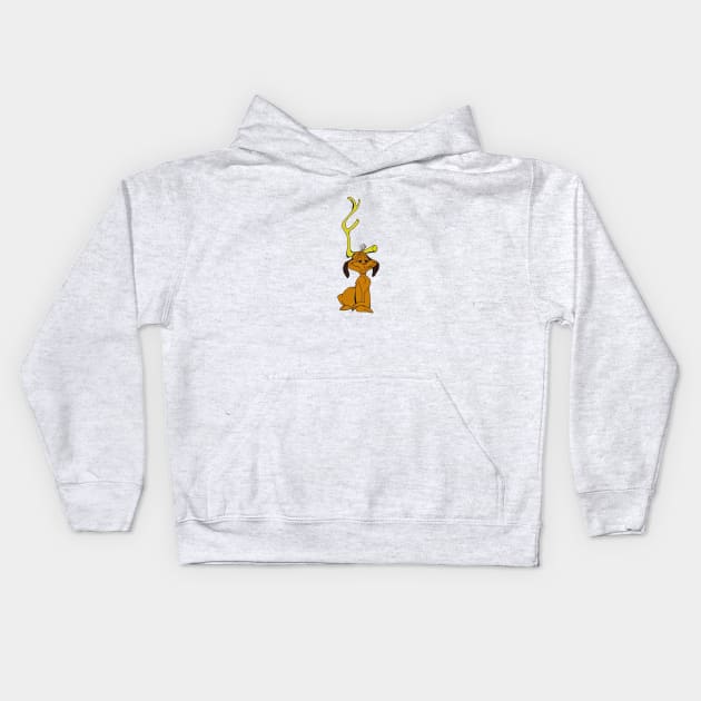 How the Grinch Stole Christmas with Max Kids Hoodie by Wyld Bore Creative